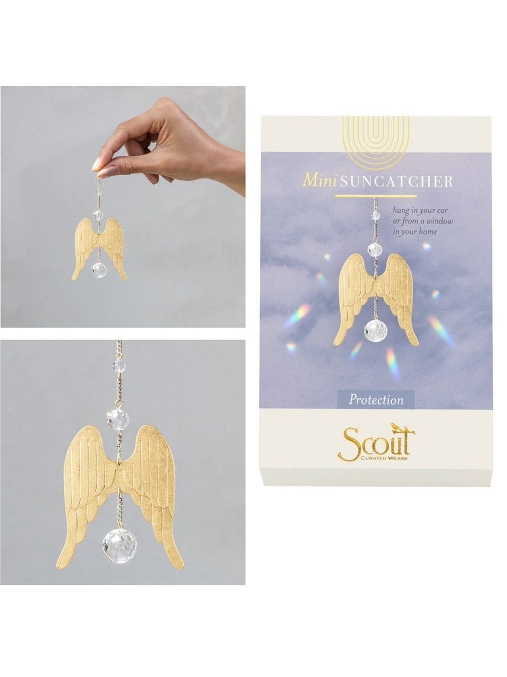 Scout Gold Mini Suncatcher NIB